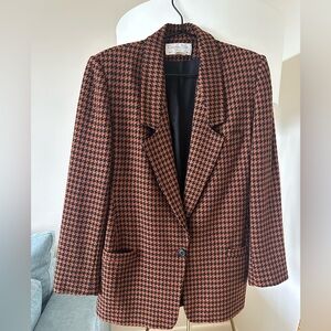Christian Dior Vintage Houndstooth Blazer